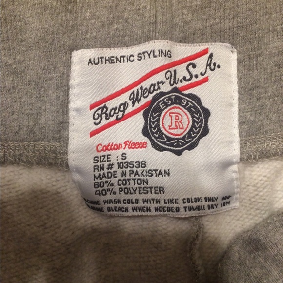 Size Small Grey Miami Beach Sweat Pants - Picture 7 of 7